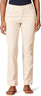 Amazon Essentials Mujer Pantalón Chino de Sarga Elástica Corte Ajustado y Pierna Recta