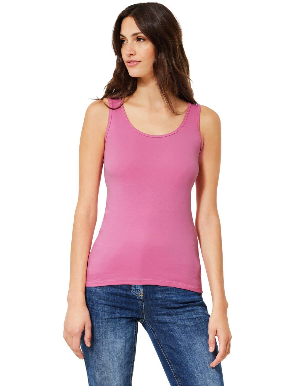 Cecil B317514 Women's Basic Cotton Top