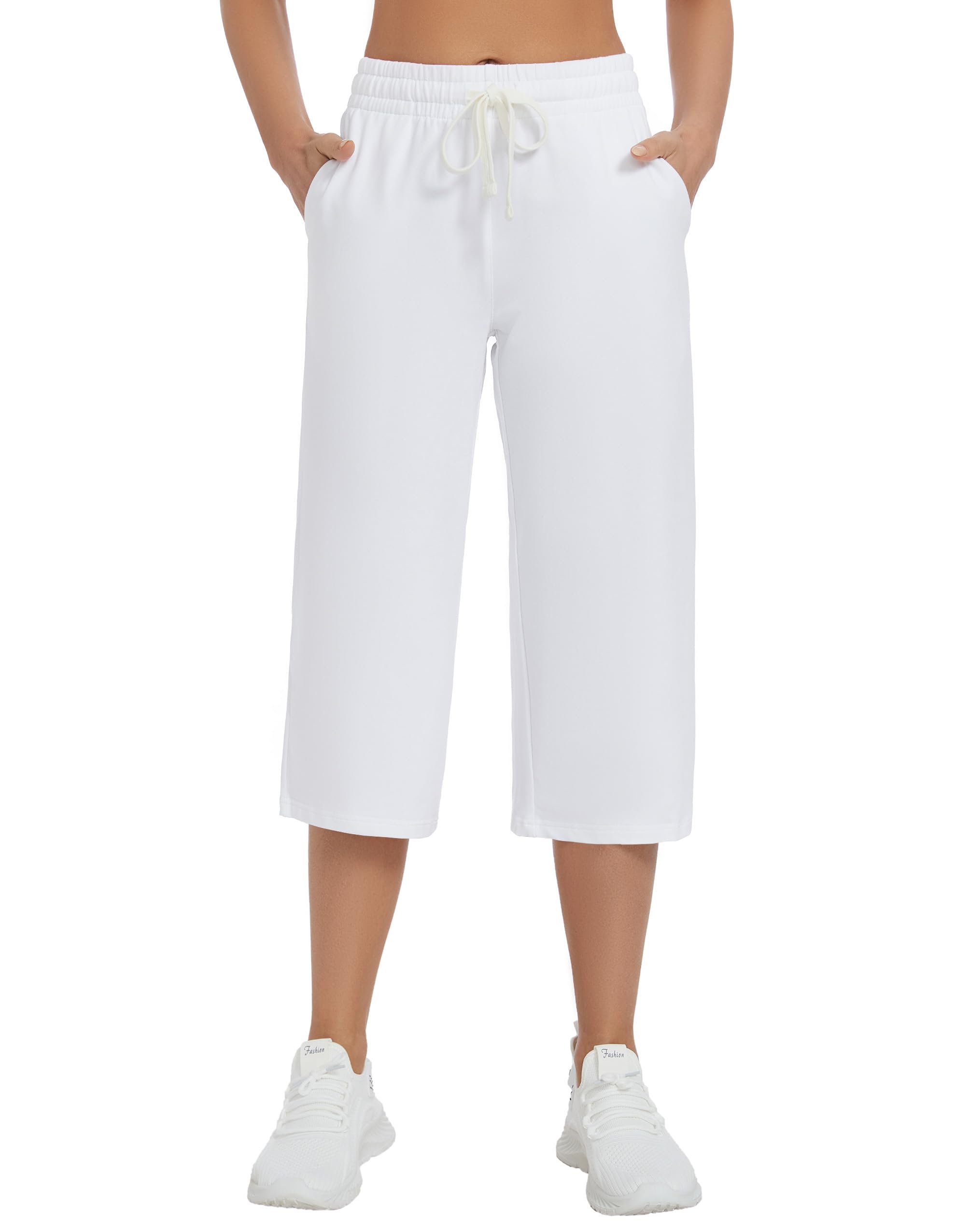 SPECIALMAGIC Women's Capri Pants Cotton Capri Sweatpants
