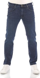 Lee Daren Men's Zip Fly Straight Jeans, Dark Blue, 28W / 32L