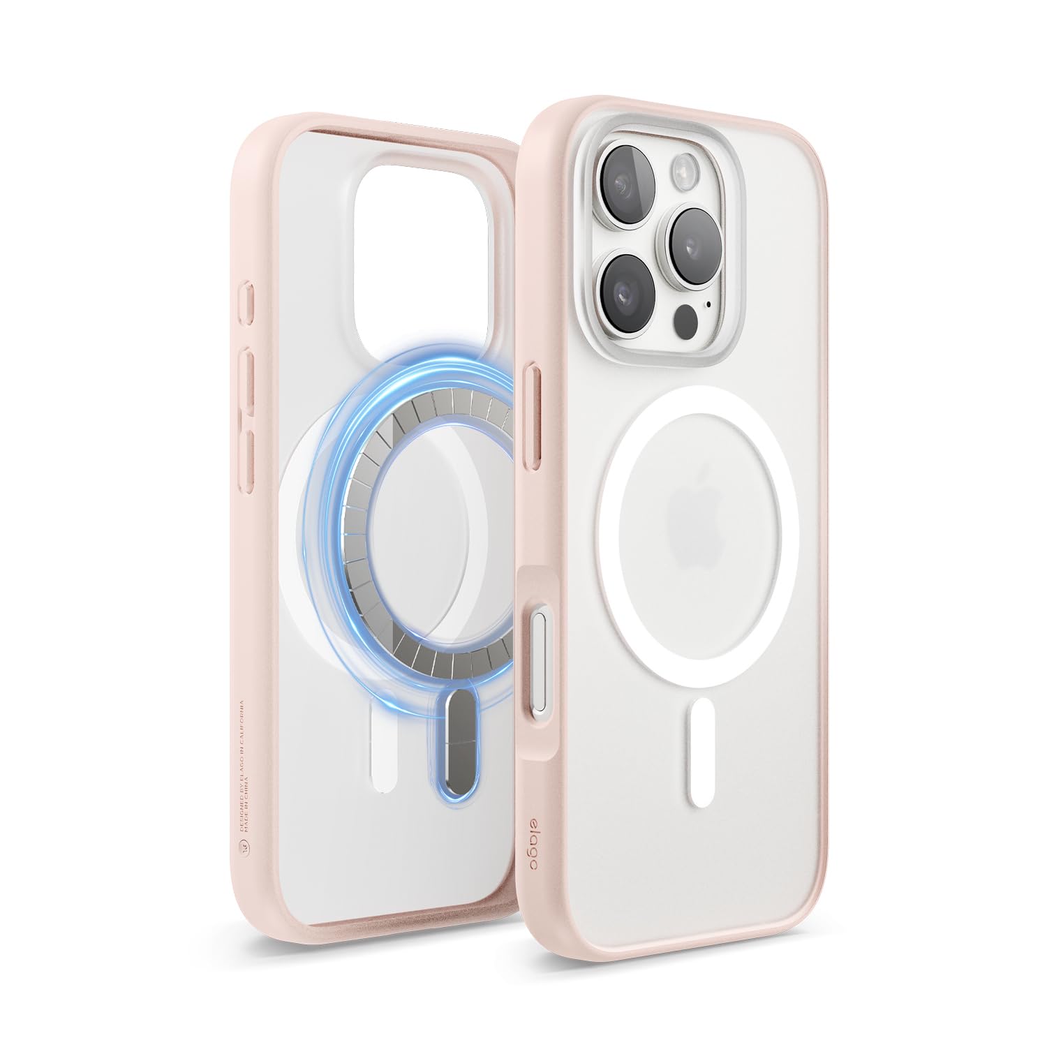 elago Transparent Hybrid Magnetic Case for iPhone 16 Pro Case 6.3 inch