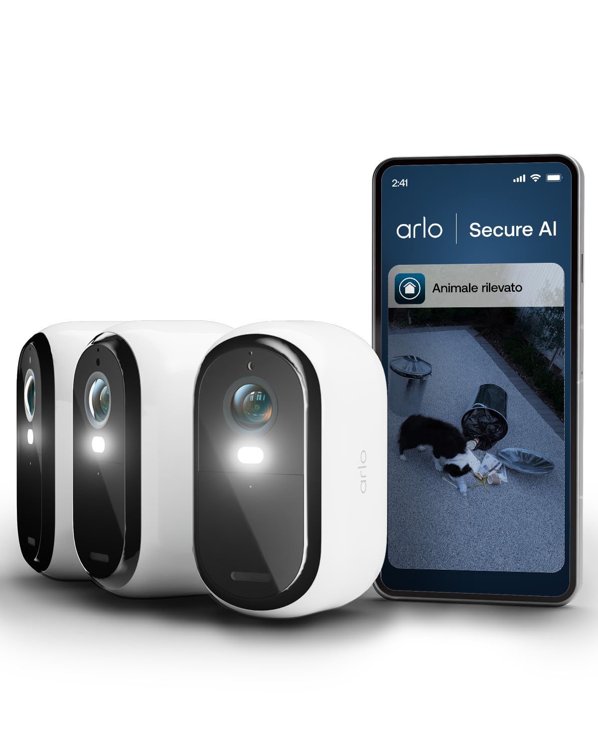 Arlo Essential 3 Wireless Outdoor WiFi Camera, HD, Indoor WiFi Camera, Home Alar
