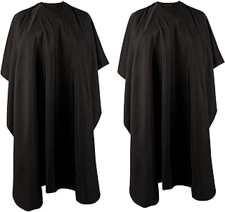 YELEGAI Professional Hair Cutting Cape(2 Pack), Salon Barber Cape with Adjustable Snap Closure