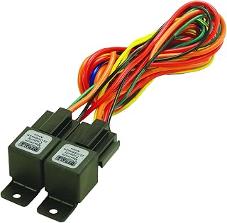 Derale 16765 Electric Fan Dual Relay Wire Harness, Black