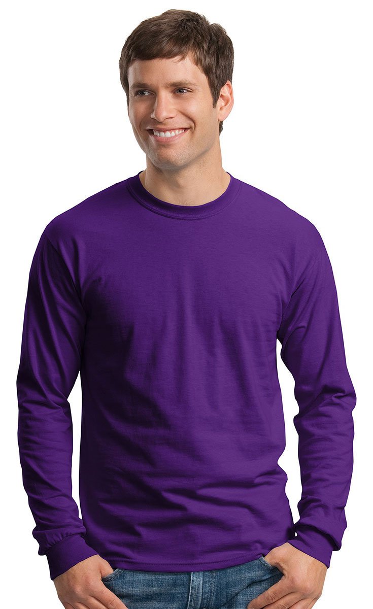 Gildan Ultra Cotton 6 oz. Long-Sleeve T-Shirt (G240) GOLD