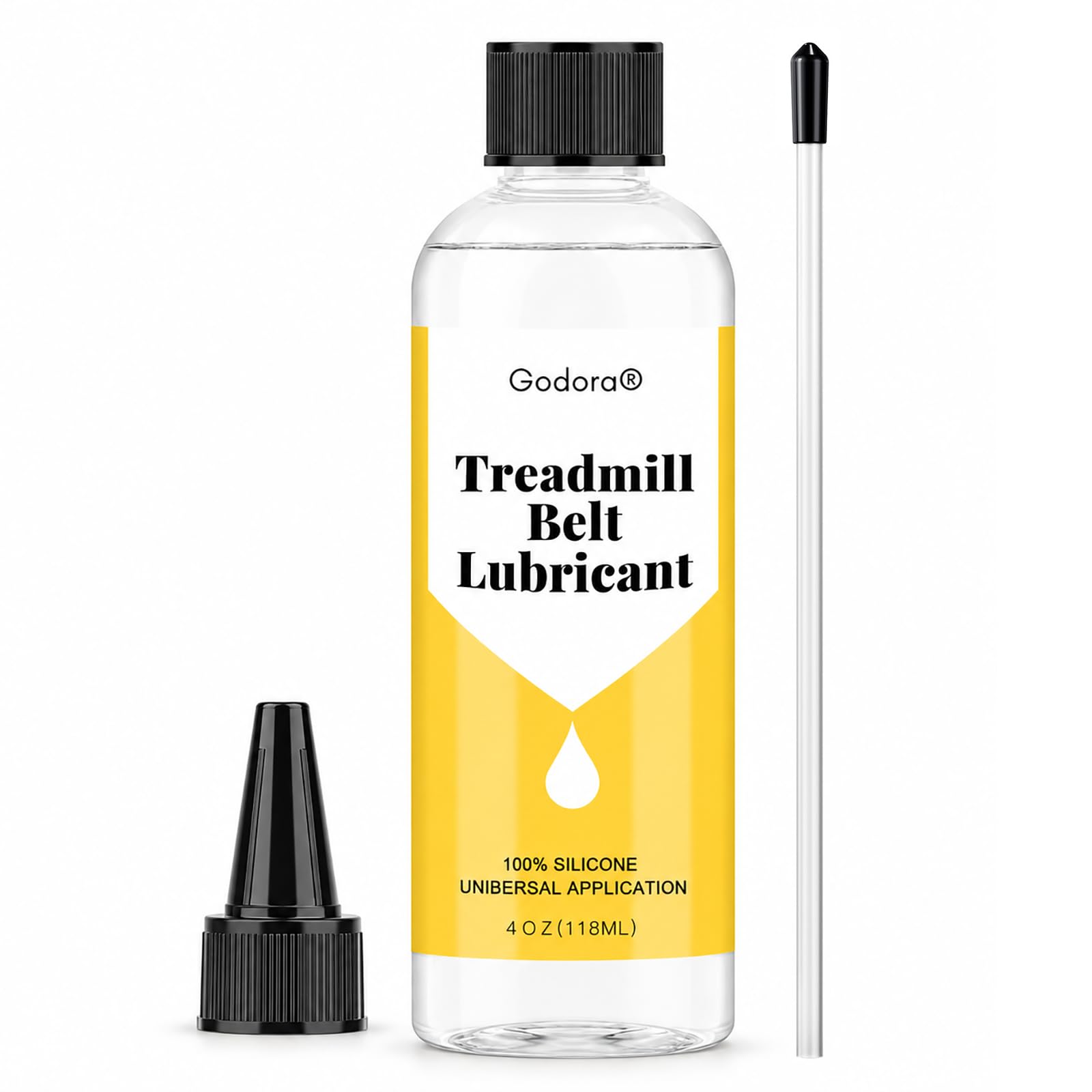 Godora Treadmill Lubricant for Belt, 100% Silicone Oil, 4 oz | 1000 cSt Treadmil