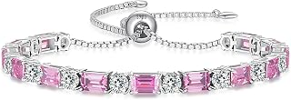 Tennis Bracelets for Women,Sterling Silver Jewelry
