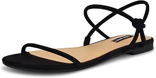 NINE WEST Maizy, Women's Flat Sandals, Black 001, 39 EU