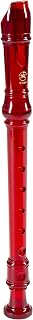 YAMAHA YRS 20BR Recorder - Soprano Recorder, Baroque fingering, Translucent Red