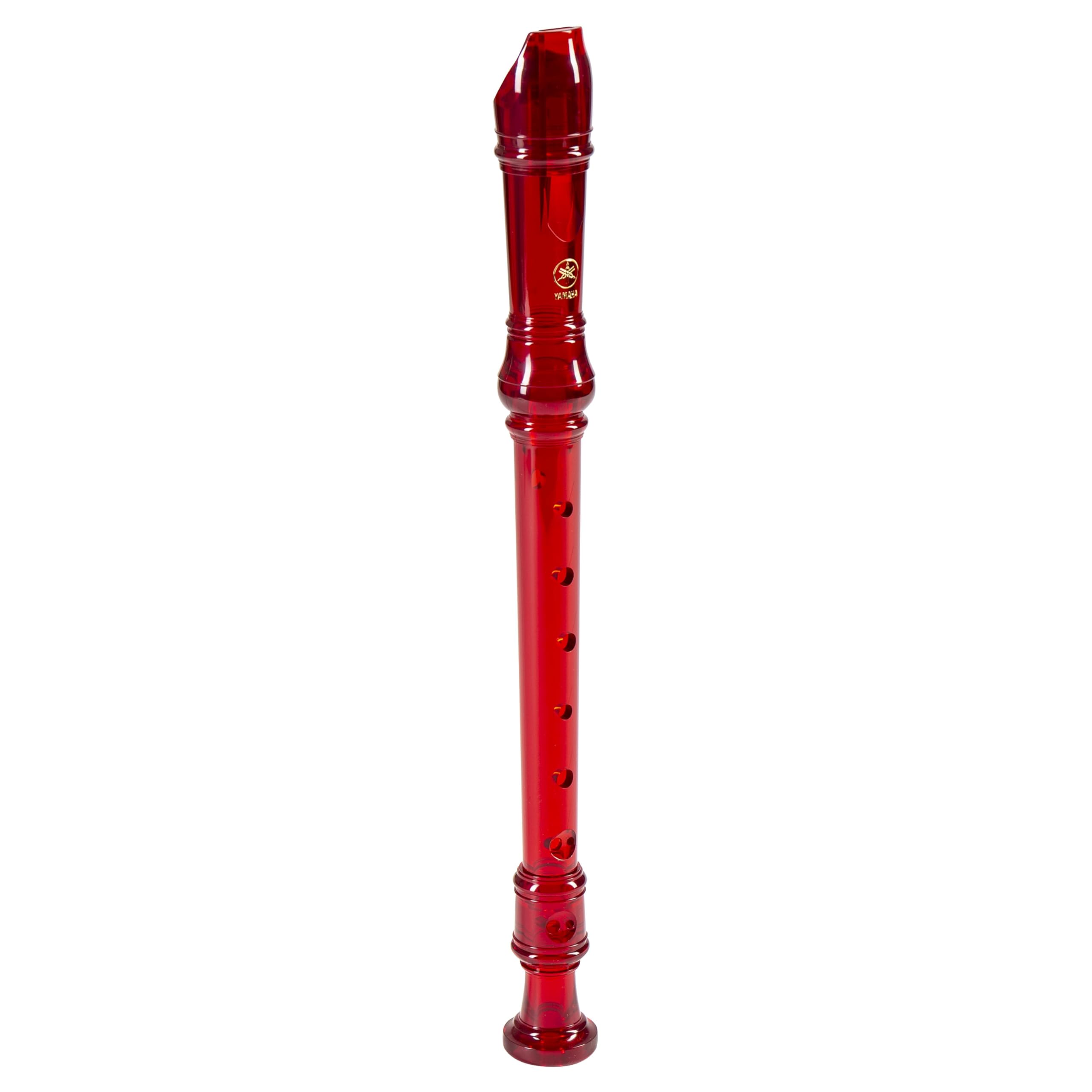 YAMAHA YRS 20BR Recorder - Soprano Recorder, Baroque fingering, Translucent Red