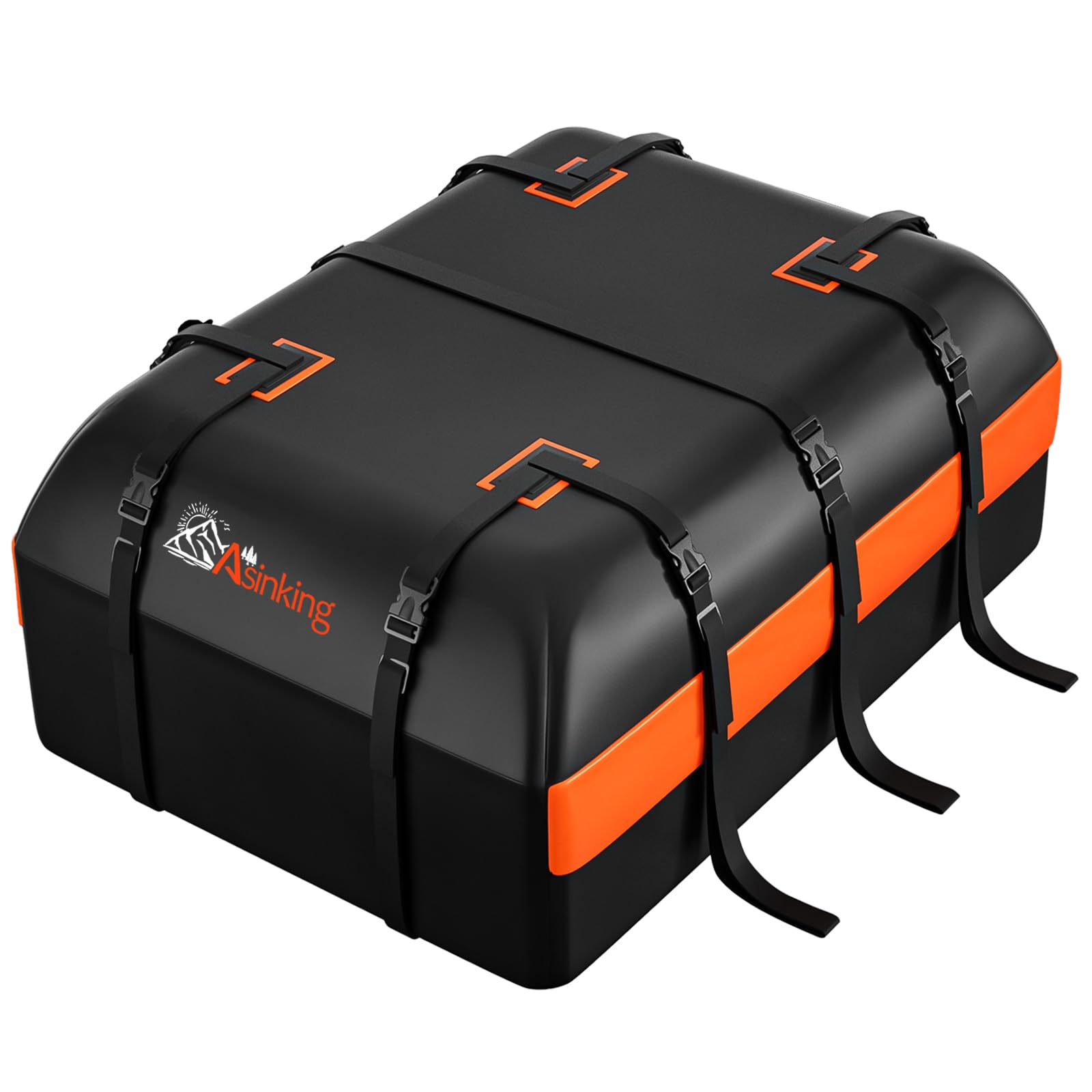 Car Rooftop Cargo Carrier Bag, 15 Cubic Feet Waterproof Heavy Duty 840D Car Roof