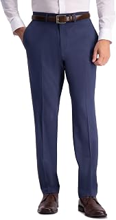 Kenneth Cole REACTION Men's Solid Slim Fit Performance Trousers