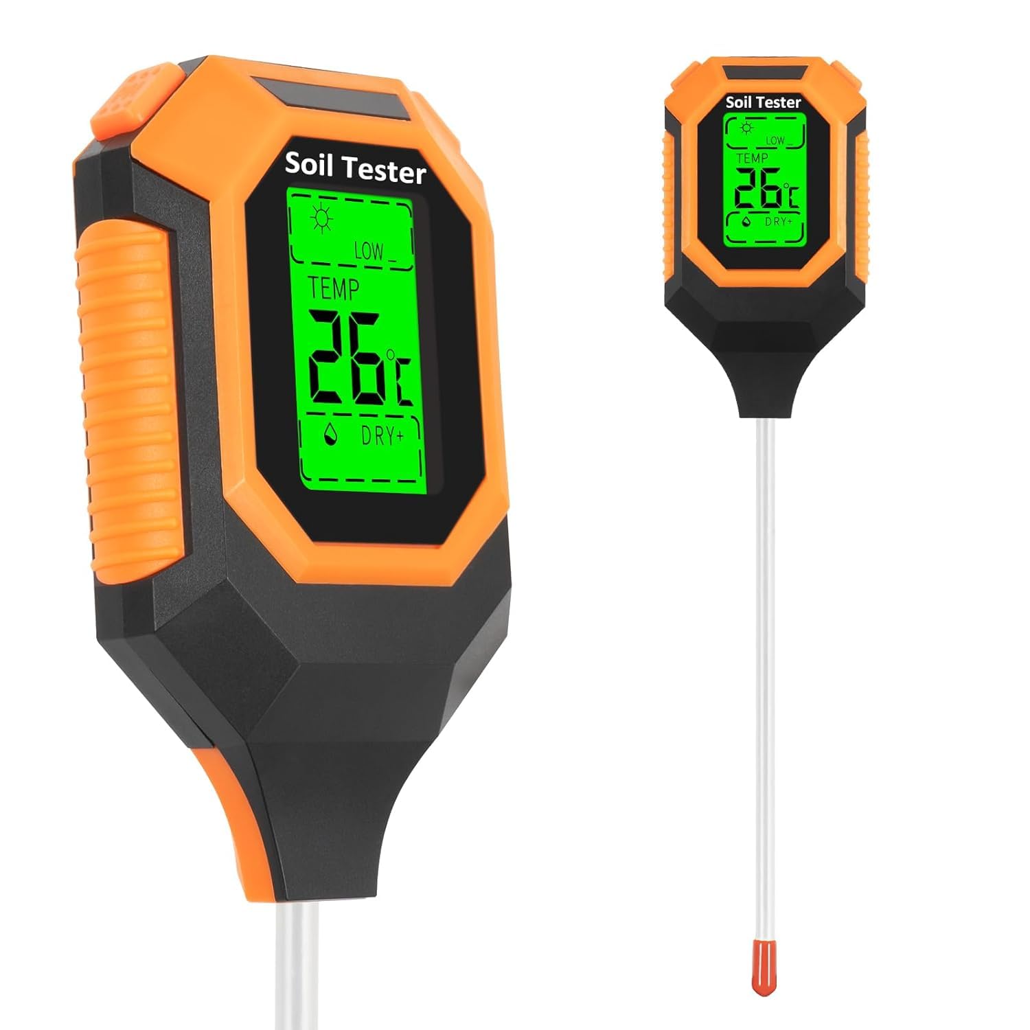 4-in-1 Soil Moisture Meter Digital PH Meter/Soil Moisture/Plant Temperature/Sunl