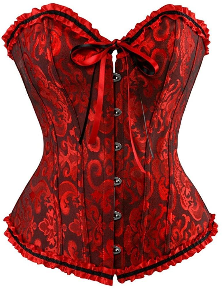 SZIVYSHI Jacquard Overbust Corset