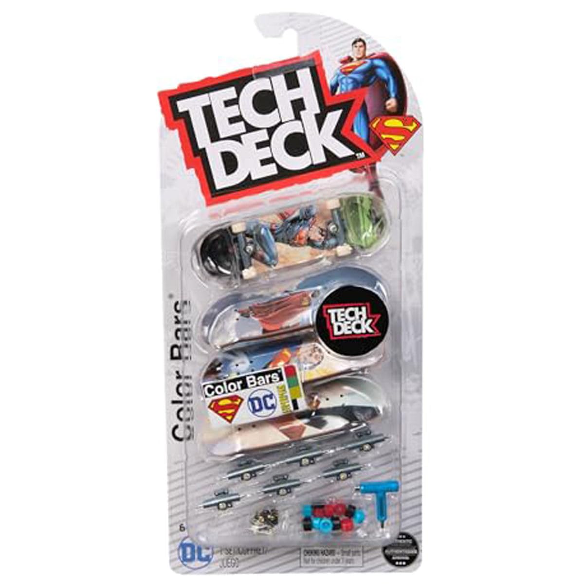 TECH DECK DC Superman Ultra DLX Customizable Fingerboards 4-Pack | Customize 4 B