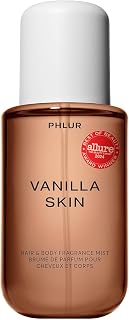 PHLUR Vanilla Skin Body Mist, 8 Fl Oz - Hair and Body Perfume for Women | Vanilla Perfume Body Spray with Pink Pepper, Cashmere Wood & Sandalwood Fragrance