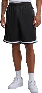 Urban Classics Men's Short Stripes Mesh Relaxed Fit S M L XL XXL 3XL 4XL 5XL