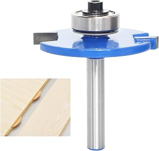 #20 Biscuit Joint Slot Cutter Router Bit, 1/4" Shank, Carbide-Tipped | Bearing-Guided Design Ensures Accurate Biscuit Slot Cutting for Strong, Precise Wood Joints