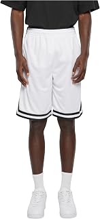 Urban Classics Men's Short Stripes Mesh Relaxed Fit S M L XL XXL 3XL 4XL 5XL