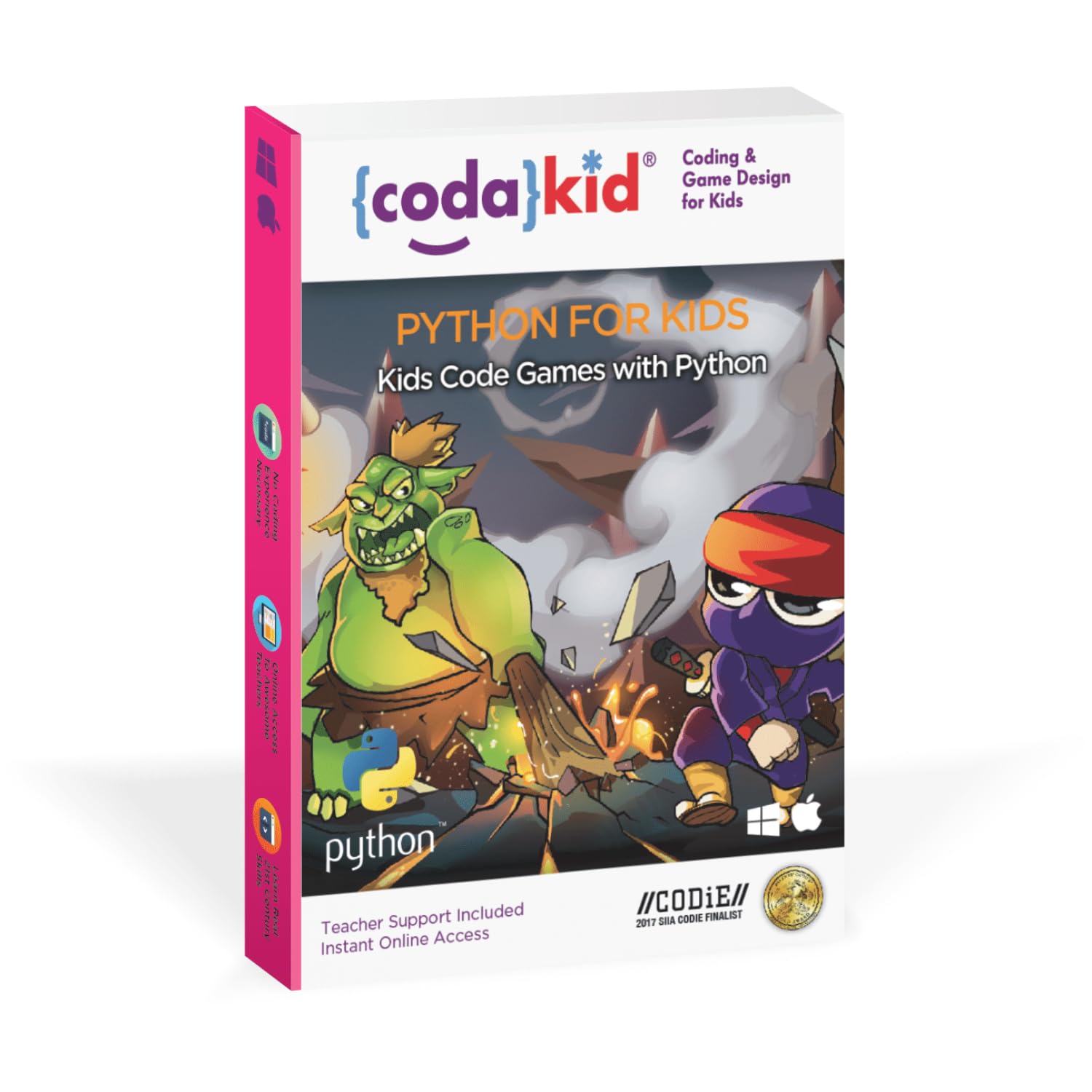 CodaKid Python Coding Box for Kids - Game Development & Computer Programming, Ag
