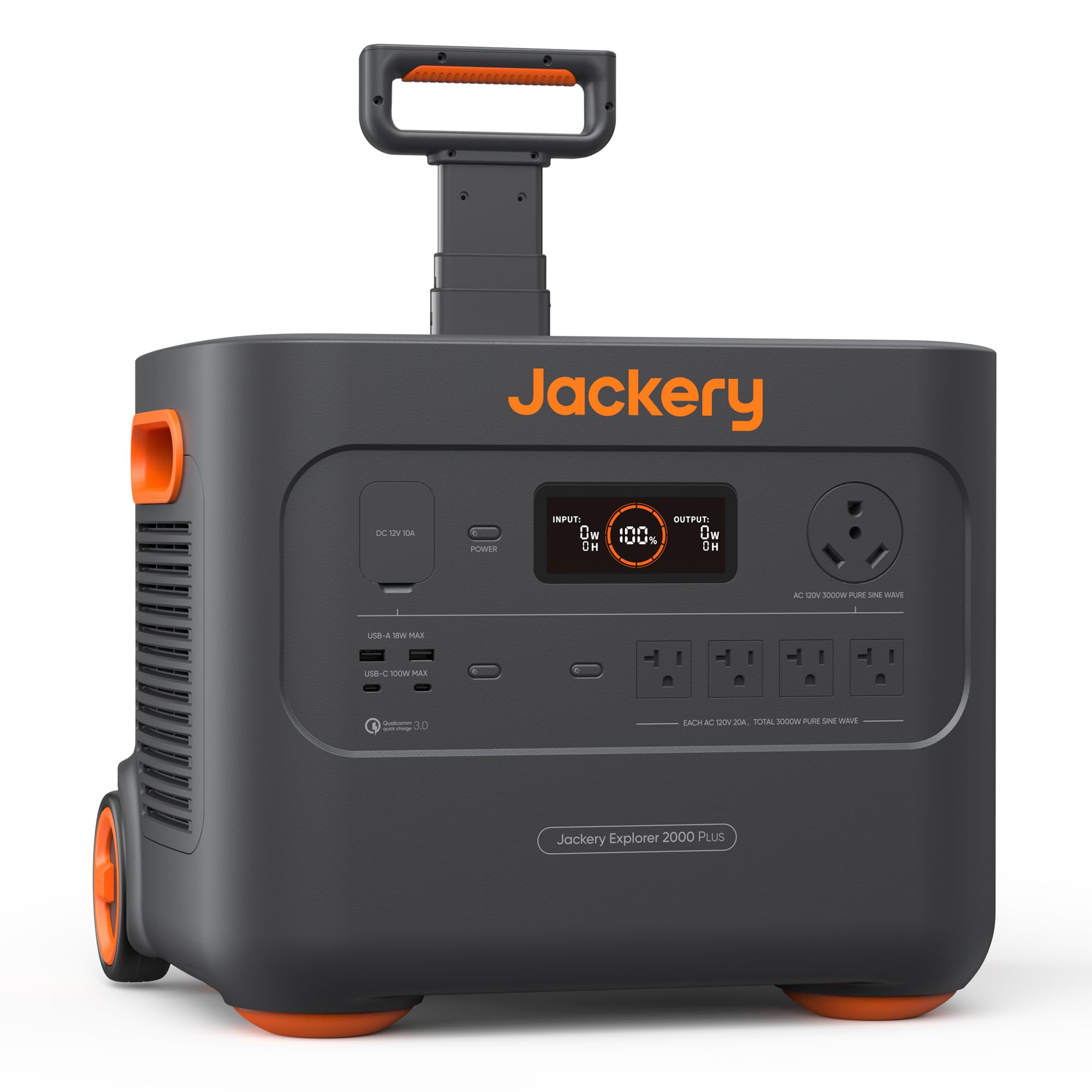 Jackery Portable Power Station Explorer 2000 Plus, 2042Wh Solar Generator, Compa