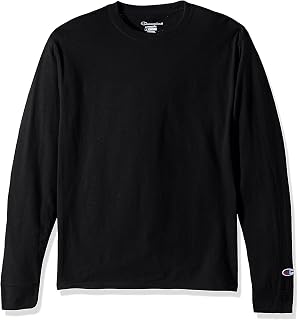 Champion Men's Cotton Long Sleeve Tee Shirt