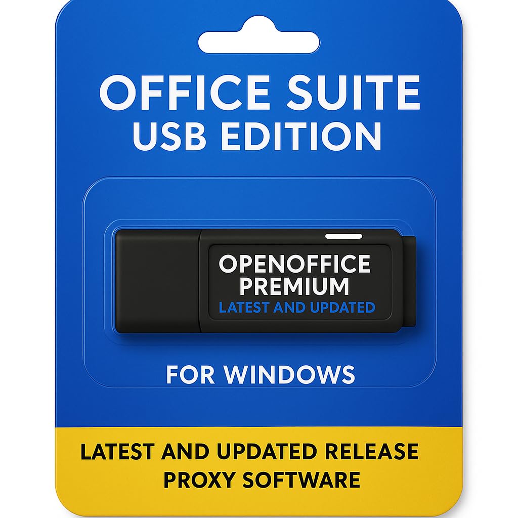 Apache OpenOffice Premium Edition for Windows 11-10-8-7-Vista-XP | Full Office S