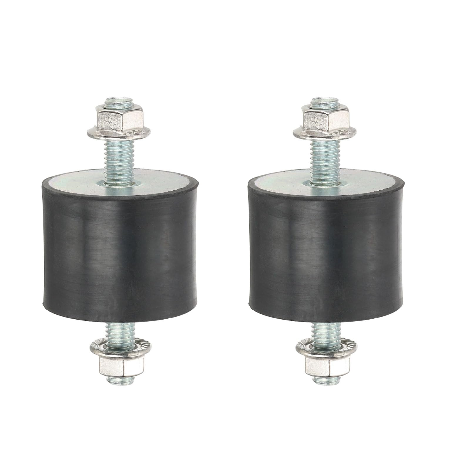 PATIKIL M10 50x40mm Rubber Isolator Mounts, 2 Pcs Rubber Studs Shock Absorber An