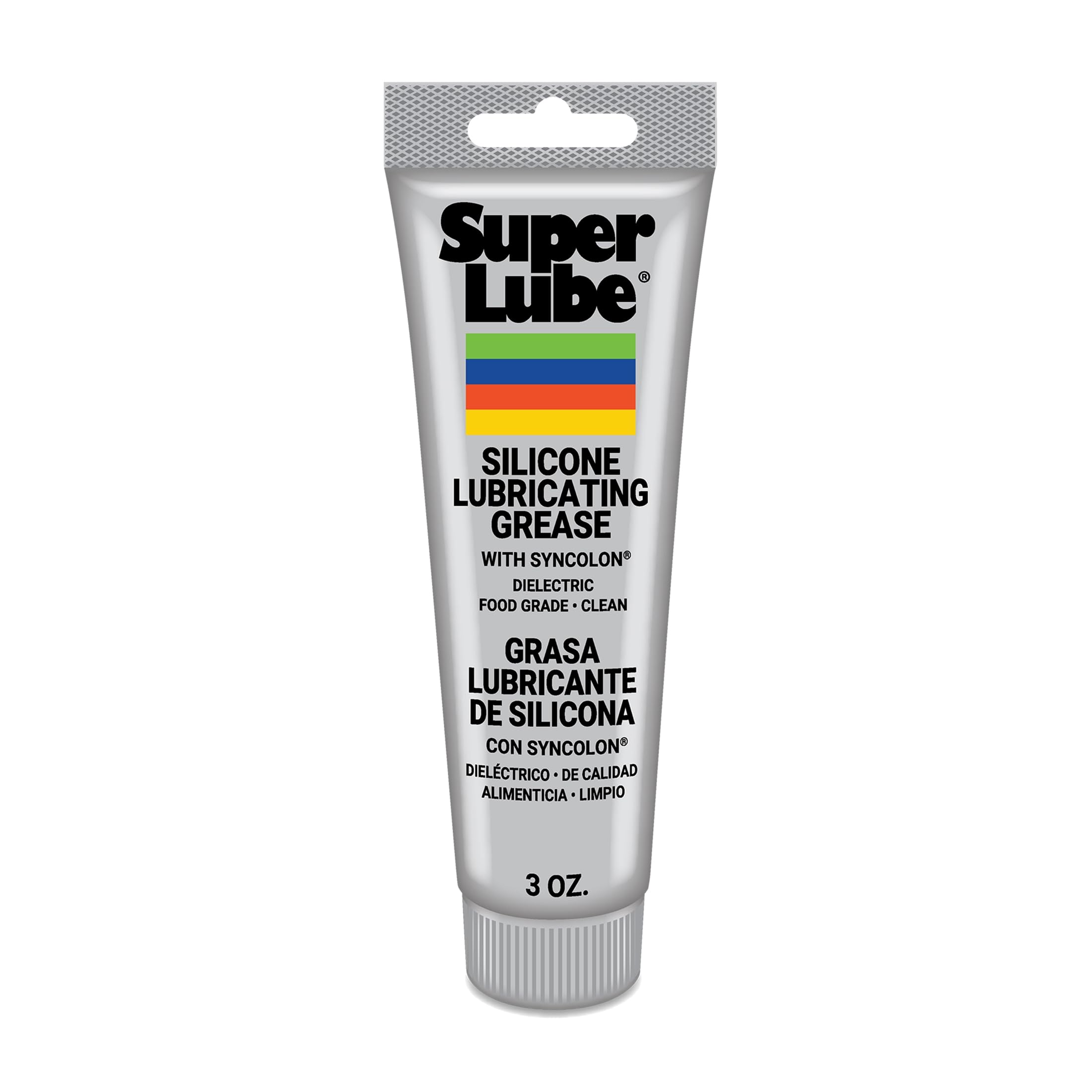 Super Lube 92003 Silicone Lubricating Grease, 3 oz Tube, White