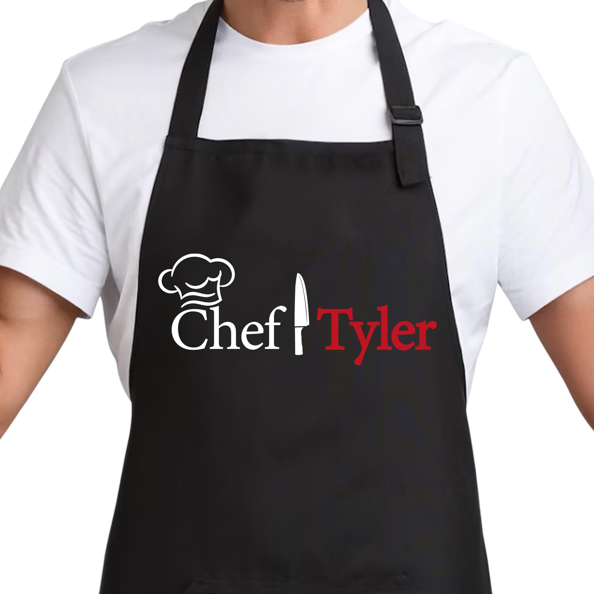 Chef Apron Men, Women, Personalized Adult Aprons for Women and Men, Personalized
