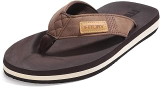 FITORY Men's Flip-Flops, Thongs Sandals Comfort Slippers for Beach