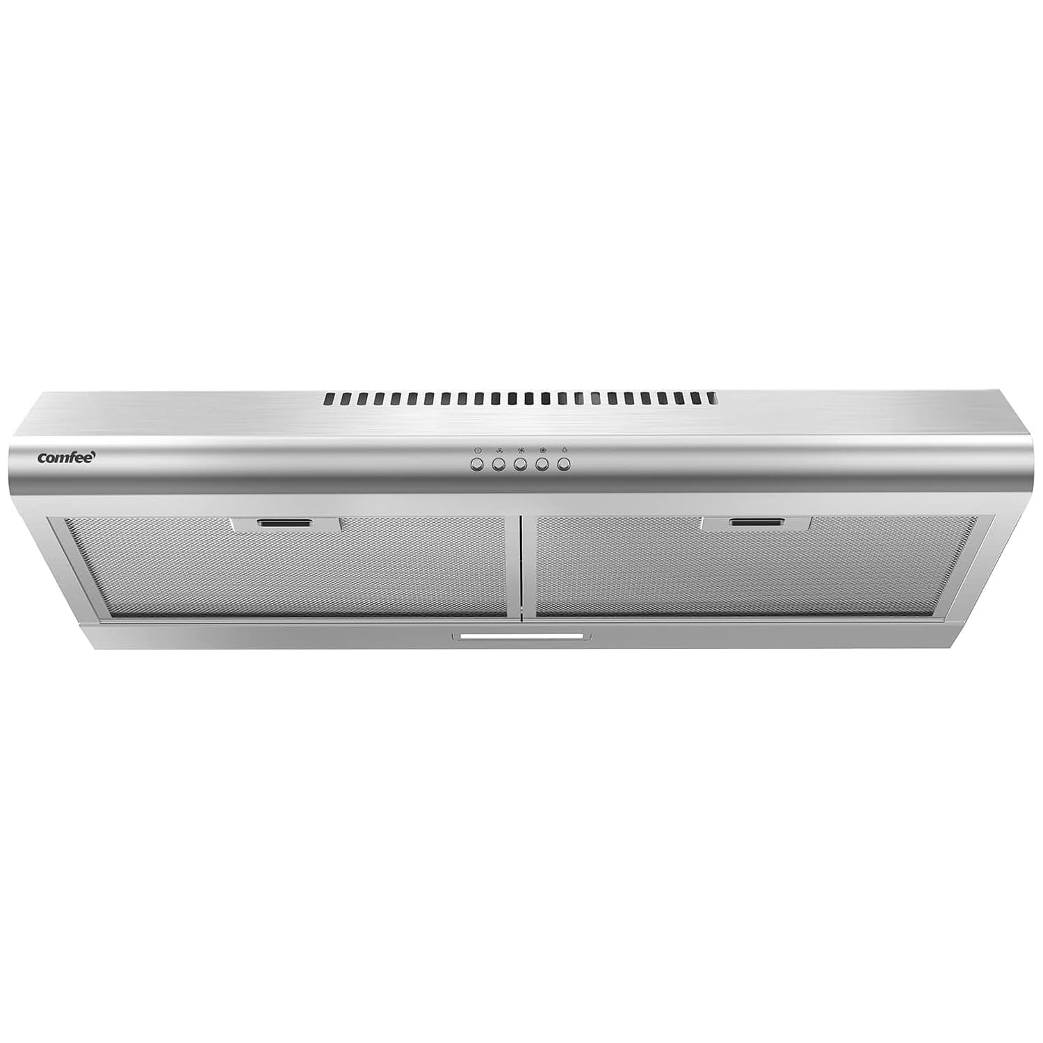 COMFEE' 30 Inch Under Cabinet Range Hood, Ducted/Ductless Convertible | Slim Ven