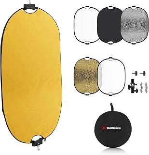 WELLMAKING 35x47in Reflector Photography with Tilt Adapter for Studio