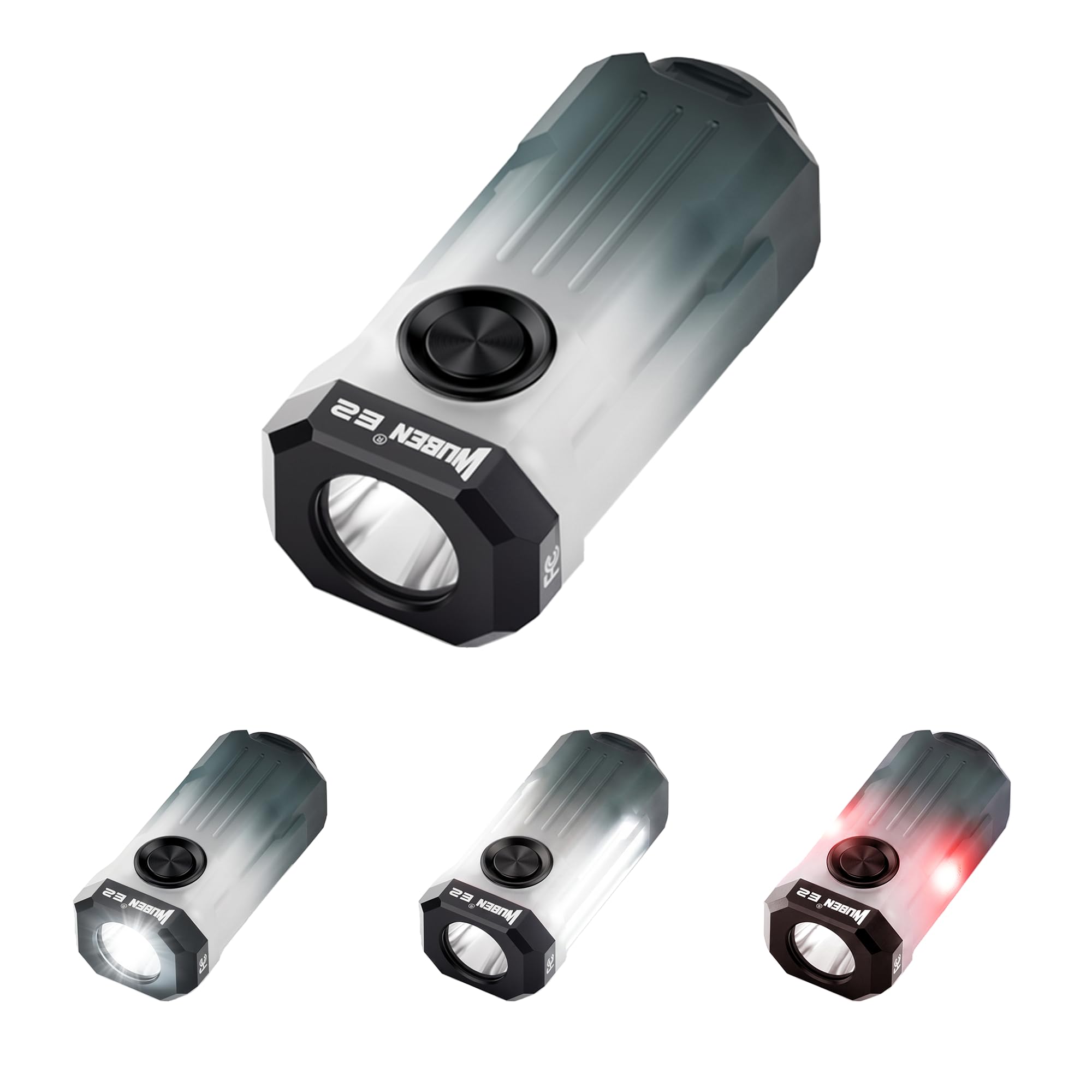 WUBEN E2 Small EDC Torch Rechargeable, Mini LED Pocket Keychain Torches | 150 Lu
