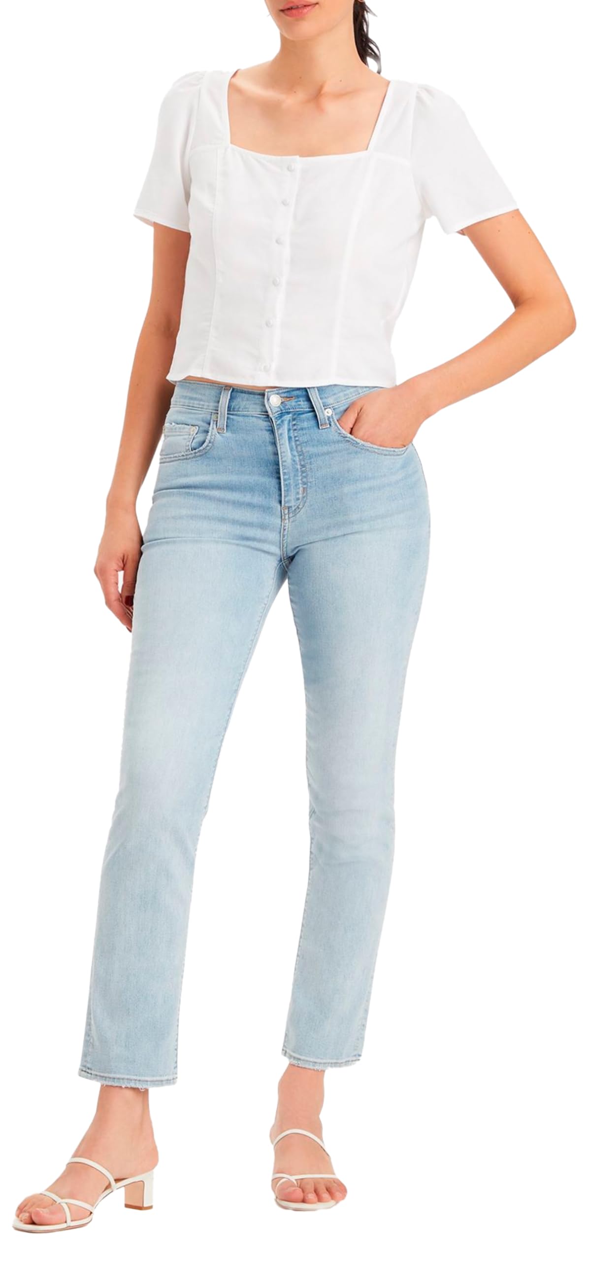 Levi’s Women’s 724 High-Rise Straight Jeans