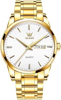 OLEVS Men Waterproof Luminous Automatic Date Minimalist Analog Quartz Watch