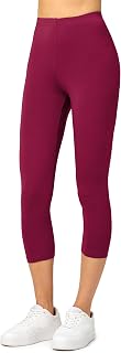 Merry Style MS10-144 Women's 3/4 Comfortable Viscose Capri Trousers Women's Sports Outfit Cycling Shorts