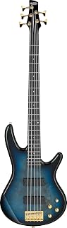 Ibanez Gio GSR205PC 5-string Bass Guitar - Transparent Marine Burst
