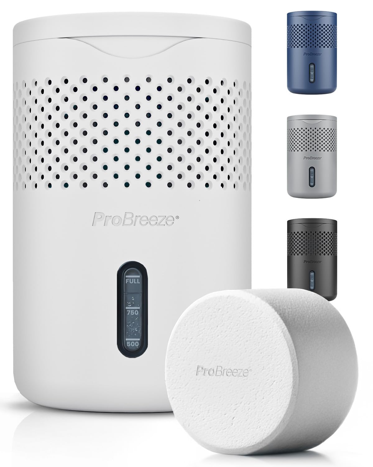 Pro Breeze Osmo® Dehumidifier - Silent & Refillable Moisture Absorber for Damp &