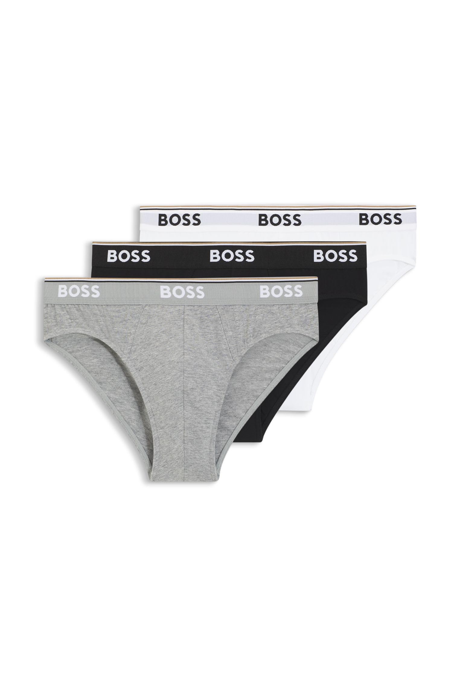 Boss Hugo Boss 50236731 Men's Cotton Mini Briefs Pack of 3