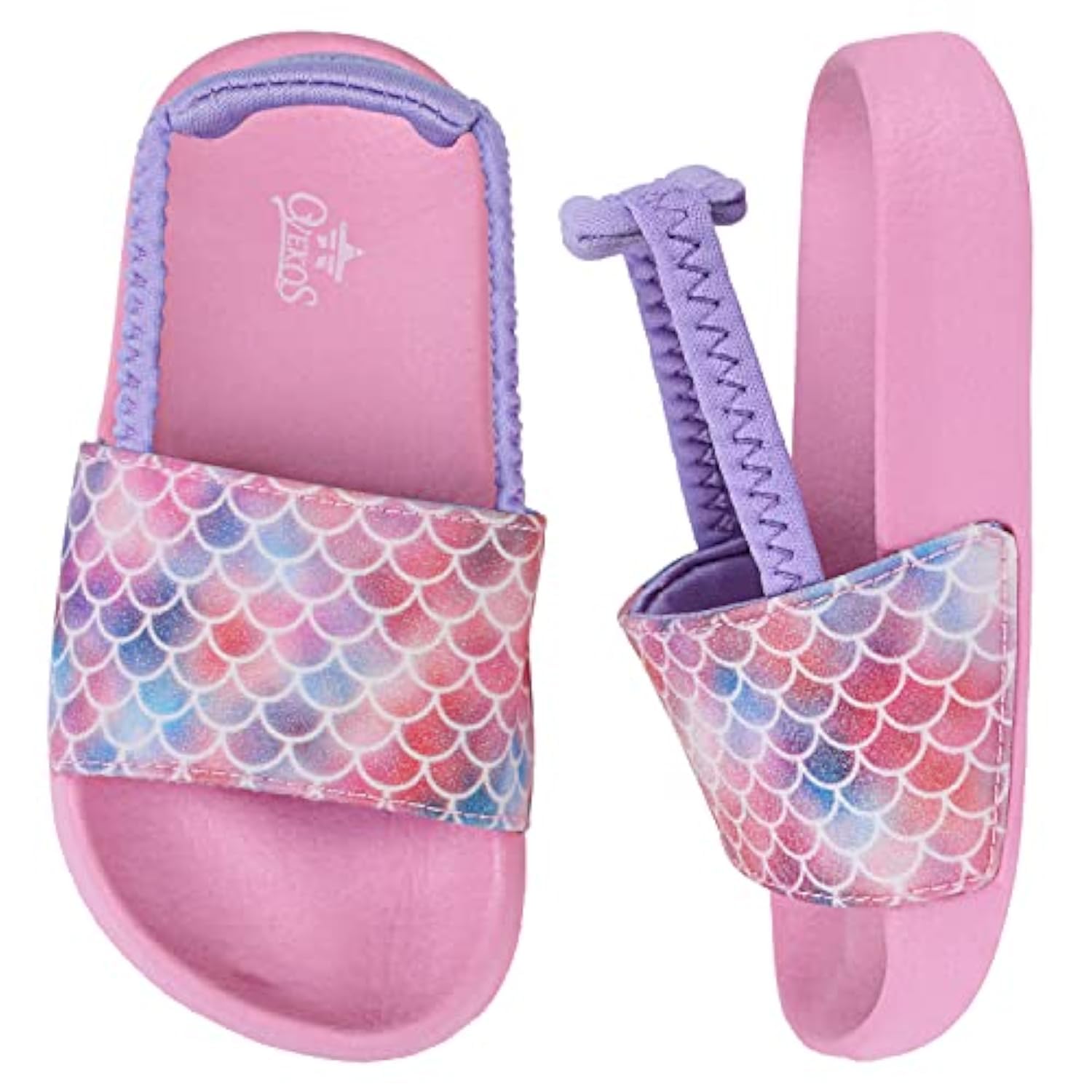 Girls Flip Flops Boys Summer Slippers Kids Glitter Sliders Beach Bathroom Pool C