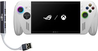 ASUS ROG Xbox Ally Gaming Handheld 7" 120Hz, AMD Ryzen Z2 A, 16GB / 1TB | IPS Touch Display, AMD RDNA 2 Graphics, Fingerprint, WiFi 6E, Bluetooth 5.4, Win 11 Home with DKZ USB Hub Accessory