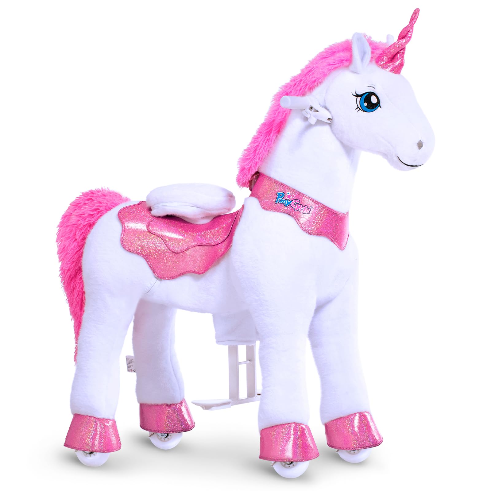 PonyCycle Ride on Unicorn Toys for Girls Pony Riding Pink Unicorn Age 4-7 | Fun 