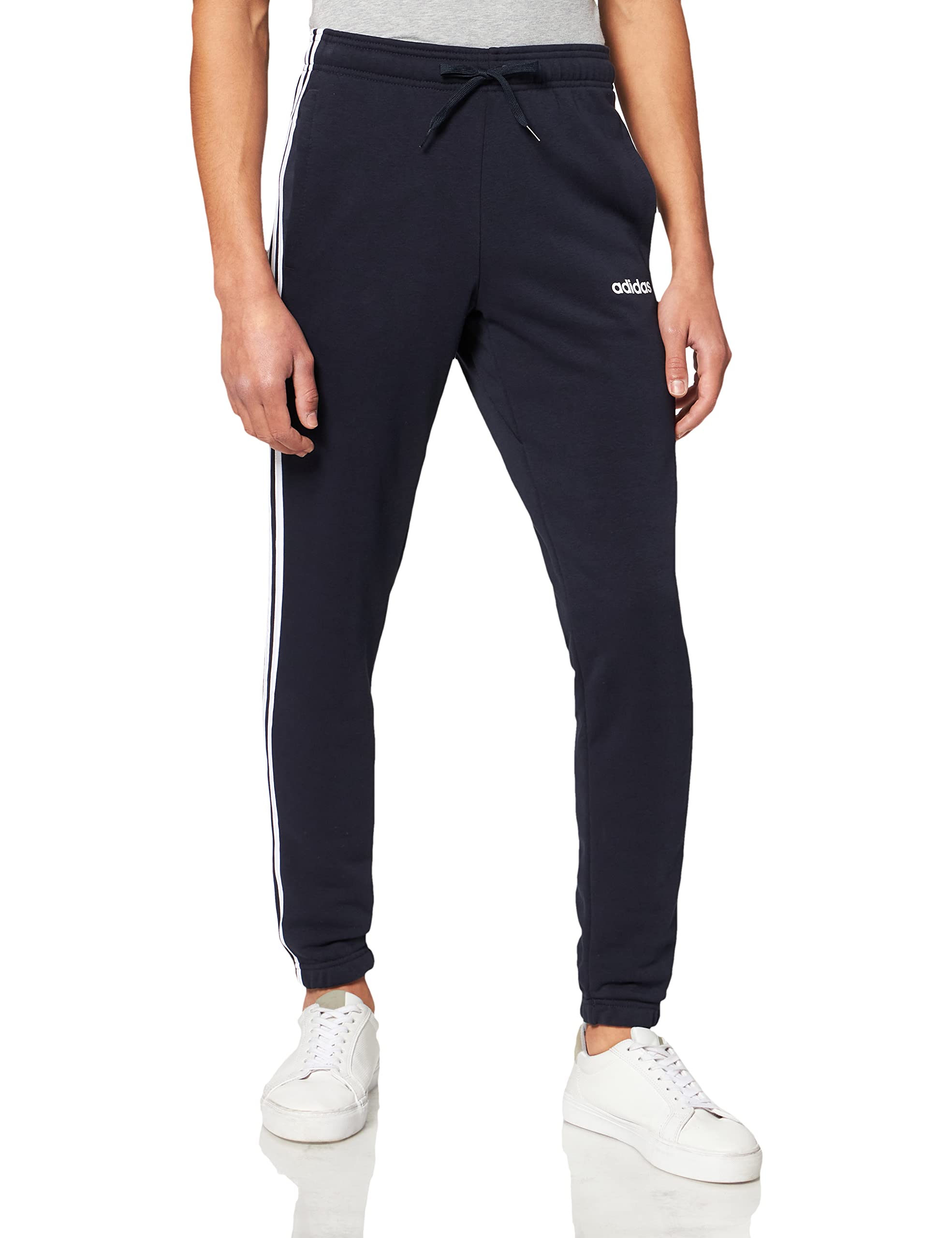 Adidas - Essentials French Terry Tapered Elastic Cuff 3-Stripes Men's Trousers