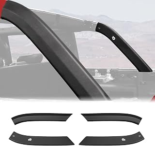 Mabett D-Pillar Roll Bar Cover for 2021-2026 Ford Bronco Accessories 4-Door | Not for Bronco Raptor or Bronco Sport or 2-Door, Full-Wrap D-Pillar Coverage, Snap-On Install, Weather-Resistant Panels