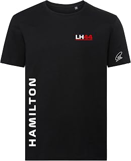 Studio 24 T SHIRT Signature Collection Lewis Hamilton T-SHIRT 2025 NEW TEAM COLOURS 44 Racing Tee Free UK Shipping