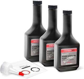 4STEED MOTORS Bundle Fit for Acura and Honda 08206-9002PE Power Steering Fluid Pack of 3 91345RDAA01 + 91370SV4000 Pump Rubber Inlet &amp; Outlet O-Ring Seals Kit 926-157