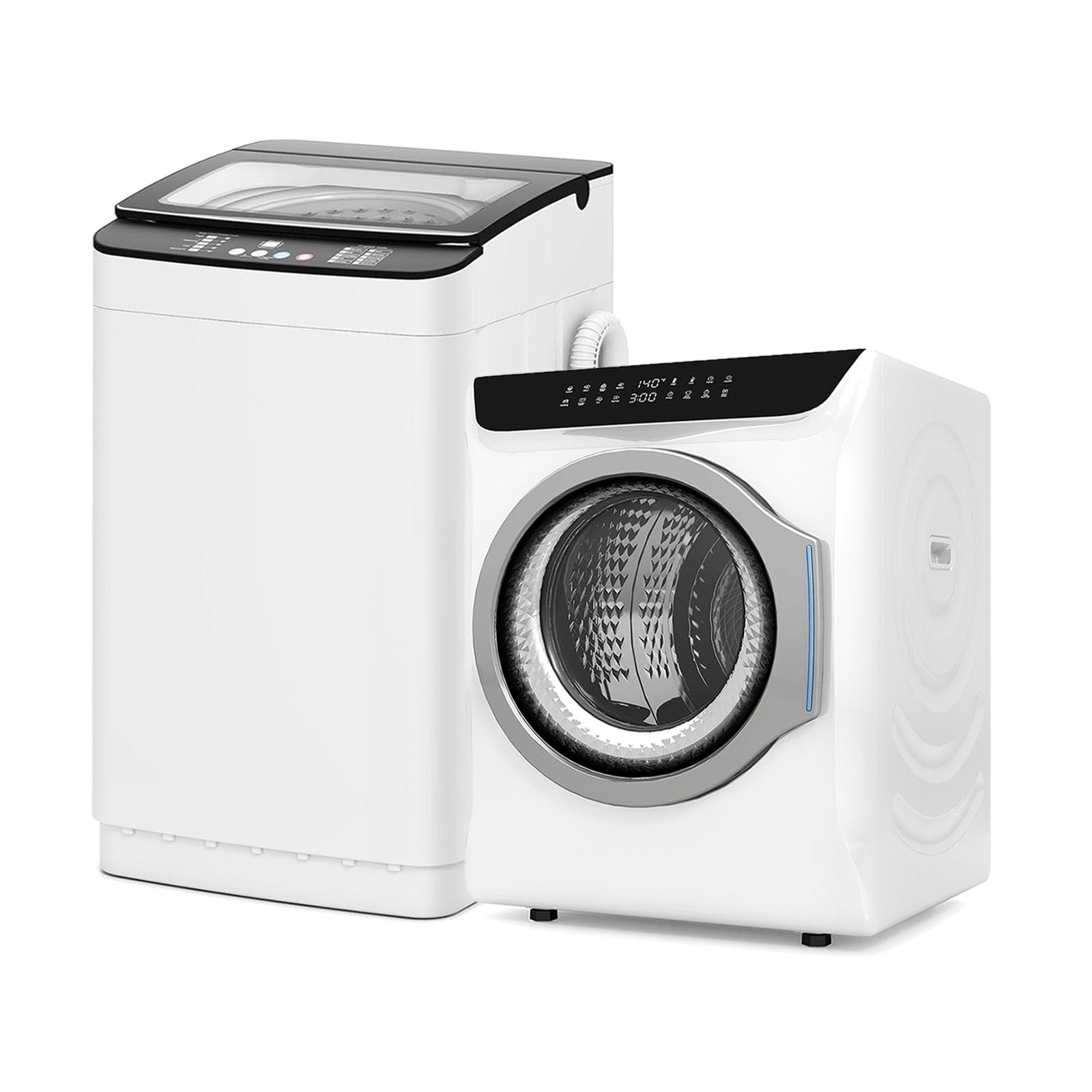Auertech Portable Washer and Dryer Combo Set, 2.8 CU. FT. Portable Clothes Dryer