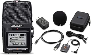 Zoom H2n Handy Handheld Digital Multitrack Recorder Bundle with APH-2n Accessory Pack