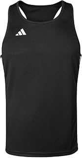 adidas Base Punch Men's Boxing Vest, Black, Small